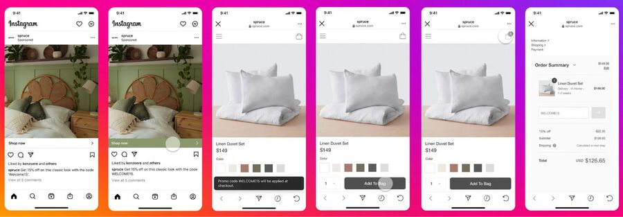 Instagram new features and updates - promo codes on instagram